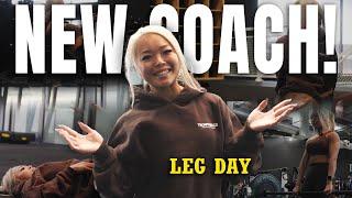 Reverse diet phase , LEG DAY anddd NEW COACH announcement ! IFBB bikini pro vlogs