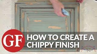 How To Create a Chippy Finish with Milk Paint | General Finishes