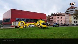 Medizinischer Notfall im Kaufland Pößneck.