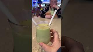 Our free drink (Pistachio flavor) on the last night of cruise on Carnival Venezia #carnivalvenezia