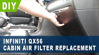 Infiniti QX56 Cabin Air Filter Replacement ( 2011 2012 2013 )