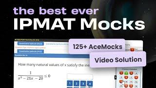 IPMAT Indore Mock Test Series | 125+ Mocks | AceMocks