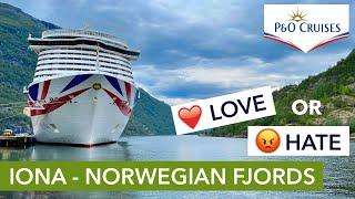 P&O Iona Norwegian Fjords: Embarkation, food, entertainment & ports