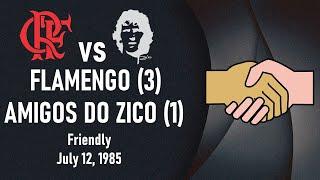 Flamengo vs Amigos do Zico - Friendly 1985 - Full match