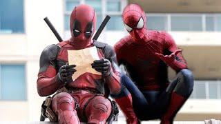 Deadpool & Spider-Man! Ryan Reynolds & Andrew Garfield Interview!