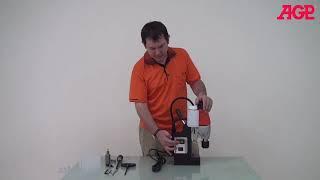 AGP【SMD351H & SMD351L Single Speed Magnetic Core Drills】Product Introduction and Operation