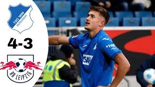 TSG Hoffenheim 4-3 RB Leipzig Highlights | Bundesliga 2024/2025