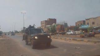 Footage from northern Khartoum illustrates recent escalation in Sudan's devastating conflict