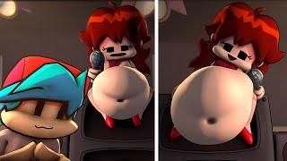 Friday Night Funkin' - Boyfriend VS Funny Fat Girlfriend but GF You Can't Eat Bf (FNF MOD/Hungry GF)