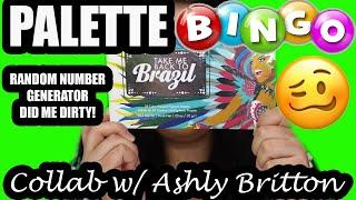 TAKE ME BACK TO BRAZIL PALETTE BINGO || Collab w/ Ashly Britton || ayyyeeeitsamanda