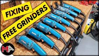 Repairing Makita Angle Grinders