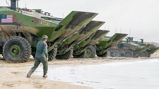 US Testing Its Brand New Massive Amphibious Combat Vehicles