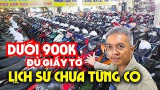 Chuyện gì làm cửa hàng xe máy cũ này hạ giá xe xuống mức kỷ lục chưa tới 900k giấy tờ đầy đủ