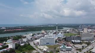 Kuantan , Pahang SHORT HD FOOTAGE DRONE - NO COPYRIGHT