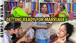 GETTING READY TO ATTEND MARRIAGE |  INSTANT GLOW HOME FACIAL | How I Mix N Match Saree Blouse