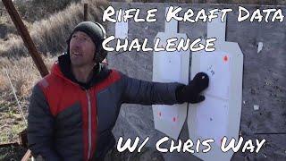 Mike shoots the Rifle Kraft data challenge with Chris Way.