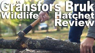 Gransfors Bruk Wildlife Hatchet Review.  Lots of Chopping, Hacking, and some Drinking.