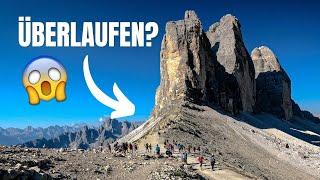 Massentourismus: So ist die Drei Zinnen Wanderung in den Dolomiten wirklich