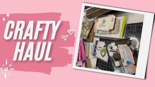 Haul: Paper Crafting and Junk Journal Supplies!