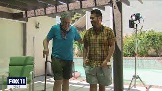 FOX 11's Hal Eisner, Joab Perez share emotional journey back to work after being hit by suspected DU