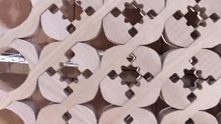 CNC Router Wood Jali design cutting || Home decoration