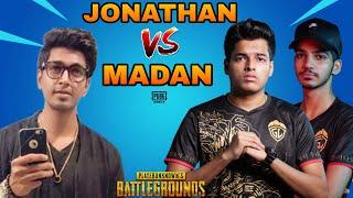 jonathan vs MADAN #pubgmobile #pubg #trending1 @JONATHANGAMINGYT @iammadan @ZGODGAMING