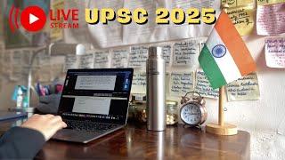 UPSC Study session Live with Me | UPSC vlog #upsc #study #live