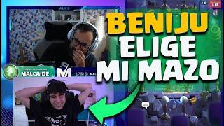 ¡BENIJU ELIGE MI MAZO Y YO EL SUYO! | Clash Royale Malcaide