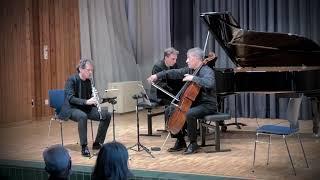 gabriel fauré trio,  Fabio di Càsola clarinet, Thomas Grossenbacher cello, Benjamin Engeli piano