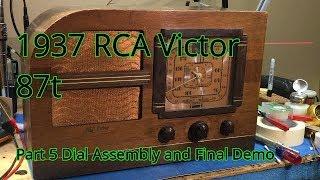 1937 RCA Victor 87t Part 5 of 5 Cabinet Detail, Assembly, and Power Up