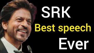 sharukh khan sir best speech (best motivational speech)