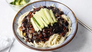 30-min. Easy Jajangmyeon (Korean Black Bean Noodles)