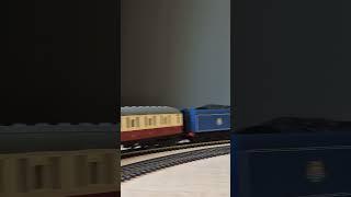 Mallard with coaches #modelrailroad #modeltrains #hornby #mallard #trains