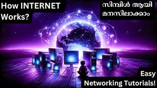 How Internet Works in Home? Explained in Malayalam | Broadband Internet Working  Networking Tutorial