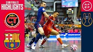 Resumen #SupercopaFS Jimbee Cartagena Costa Cálida 4 -3 Barça | Semifinales