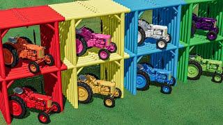 Garage With Colors - TRANSPORT WORK to ABANDONED Playground w Mini Tractors - Farming Simulator 22