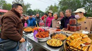 Rural Market Life in Sichuan, China: A Paradise of Traditional Snacks, Simple, Vibrant & Hardworking