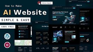 How to Make a FREE Wordpress Website 2024