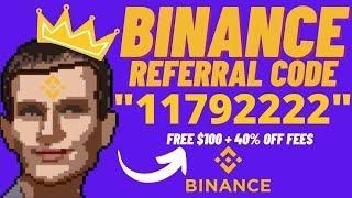  The Best Binance Referral Code  Binance Referral ID & Binance Promo Code ID ($100 Code)