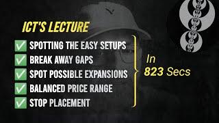 ICT's Lecture : ICT Teaches Key Concepts You Must Master to be Profitable.