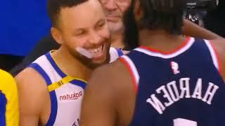 Steph Curry Celebrates James Harden Passing Ray Allen in 3-Point History!