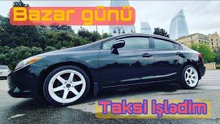 Bazar günü 3 saat taksi işlədim | Qısa taksi videosu | Baku taksi