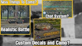 Realistic Battles, Chat System, and Custom Camouflages in War Thunder Mobile?