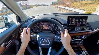 2021 Audi Q5 45 TFSI quattro - POV Test Drive by Tedward (Binaural Audio)