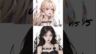 White️v/s blackchoose your side#viralvideo#choose#shorts#fashion #trending#dress#yt#black#white