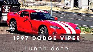 1997 Dodge Viper warmup before taking the wife out for lunch