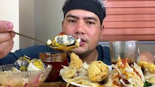 PINOY STREET FOOD | CALAMARES, BALUT, AT SIOMAI | FILIPINO FOOD | MUKBANG PHILIPPINES