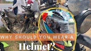 Helmet kyo jaruri hai ?? || helmet saved my life