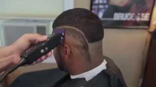 How To Skin Fade With A Side Part | featuring Ricardo The Barber & EZ BLADE Shaving Products