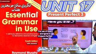 Unit 17 | Present Perfect 3 | Have you ever...? | Essential Grammar In Use 4th Edition